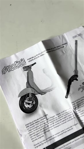 Polini PNP Fork Set for Smallframe Vespa