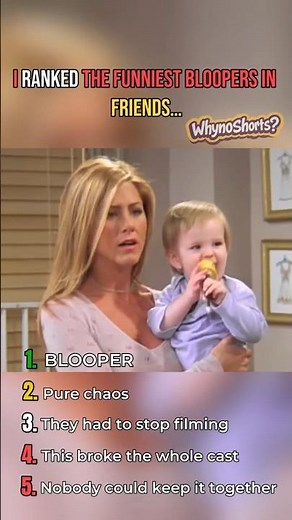 The FUNNIEST Bloopers in Friends Ranked