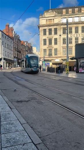 We’re asking drivers to look out for trams. You won’t beat a tram, or a red light - so stay back when signals change. Look out for the trams, look out for the people of Nottingham 💚 #nottingham #trams #nottinghamtrams | NET Nottingham Tram