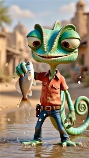 Rango Catches a Fish for His Son 🐟❤️