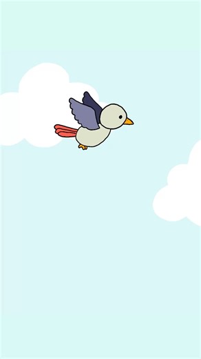 My First Animation! | Bird Flying in Flipaclip ✨