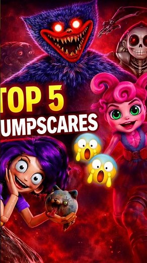 👉 Top 5 Scariest Jumpscares in Poppy Playtime 😱 (You WILL Scream!) #poppyplaytime #ytshorts#viral