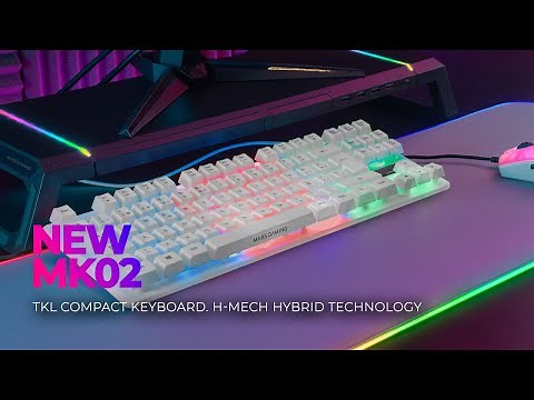 TKL compact keyboard. H-MECH Hybrid Technology - MK02 | Mars Gaming