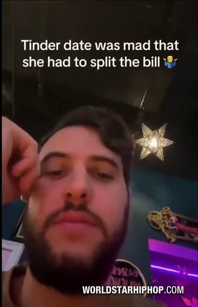 Thoughts? This Man's Tinder Date Got Mad At Him For Asking To Split The Bill!