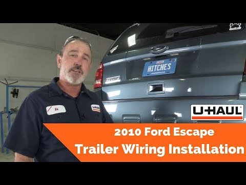 2010 Ford Escape Trailer Wiring Installation