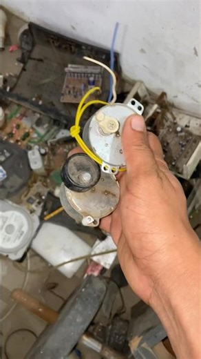 AC Current Generate Motor Open Mini Generator Open And testing #experiment #electronic