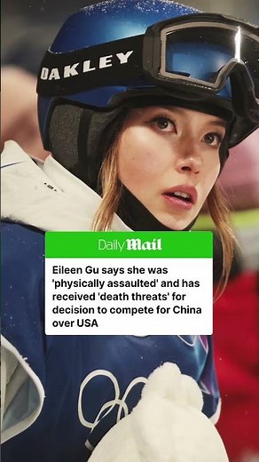 American-born Chinese freestyle skier Eileen Gu claims she was assaulted at Stanford University