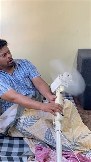 Ceiling Fan Falling Down 😱😱#funny #ceilingfan #kipasangin