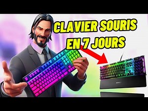 7 JOURS pour passer CLAVIER SOURIS sur Fortnite ?!
