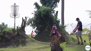 A little bit of motivation for your Monday! If at first you don't succeed, try, try again! Or wait for the wind to die down 😅🌬️ | Disc Golf Pro Tour
