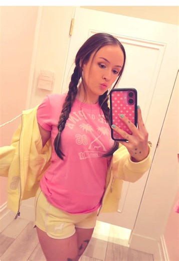 Loving some of the new stuff at @VSPINK 😍💖 #vspink #pink