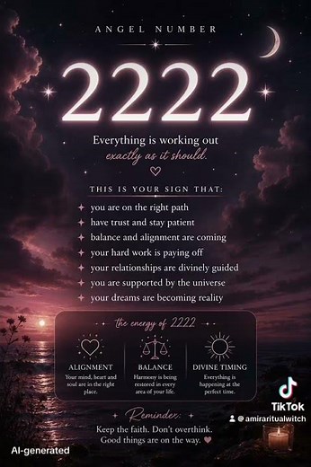 2222 angel number✨