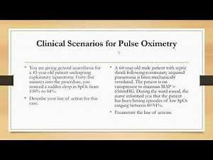 Pulse Oximetry: Principles and Practice in Anaesthesia and Critical Care