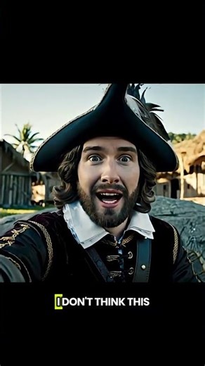 part 2 Christopher Columbus discovers America 🇺🇸 #history #vlog #ai #satire #vlogger #shorts