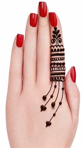 simple back hand easy mehandi design #henna #simple #mehandi