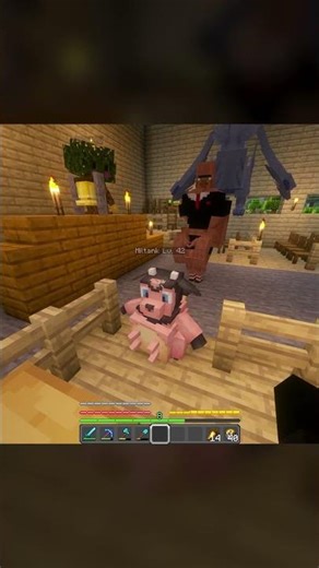 What is Miltank doing to him?? 😭 #minecraft #cobblemon #pokemonminecraft
