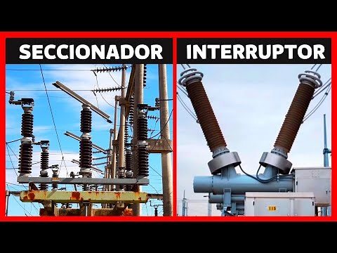 ✅🔥DIFERENCIA entre SECCIONADOR electrico e INTERRUPTORES DE POTENCIA SF6 en SUBESTACIONES eléctricas