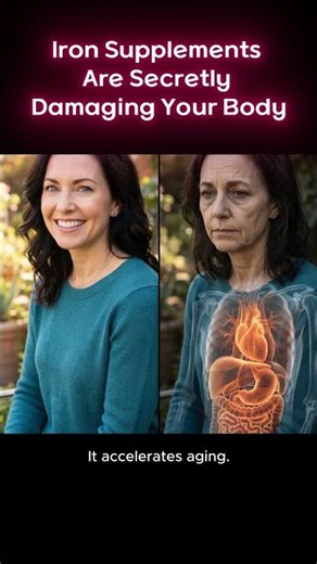 Iron Supplements Are Secretly Damaging Your Body, #IronSupplements, #SupplementSafety, #HealthTips