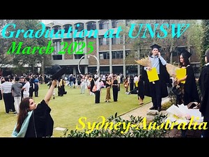 Graduation at UNSW - March 2025 - Sydney - Australia - Mimi Diessel