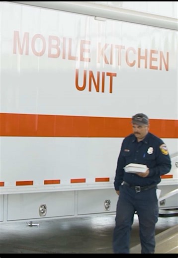 During a large incident response, mobile kitchens play an important role in keeping firefighters and other members of the response team fed. #Kitchen #Cooking #FireActivity #Incidents #MobileKitchen
