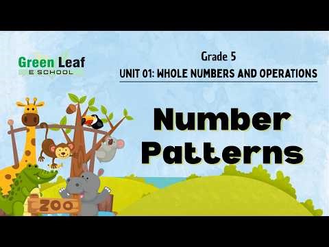 Grade 5 Maths, Lesson 5: Number Patterns