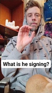 What is he signing? What is he finger spelling? #asl #signlanguage #signlanguageinterpreter #signlanguagelearning #americansignlanguage #do #sign #in #sign #how #to #say #signlanguage #language #words #american #for #beginners . . . . . . . . .when you know the alphabet you can learn new signs with my posts, I have play lists on here with thousands of videos . . . . . . He is signing "off" | Thomas Boyce Clark