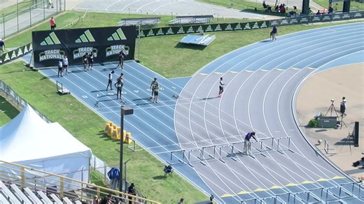High School Men's Shuttle Hurdle Relay Championship, Finals 1 | adidas Track Nationals