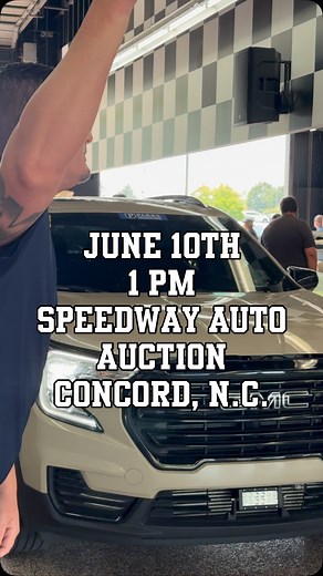 Are you ready for tomorrow 🤩🏁 📍Concord, N.C. 1:00 p.m. Concord, N.C. “Service is what we do best” | Speedway Auto Auction