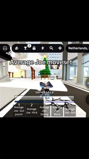 Average Joe Moveset in Roblox Gameplay