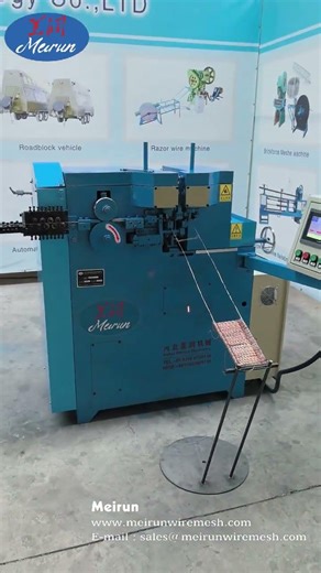 Automatic PVC Galvanized double loop tie wire binding bundling bailing wire making machine #machine