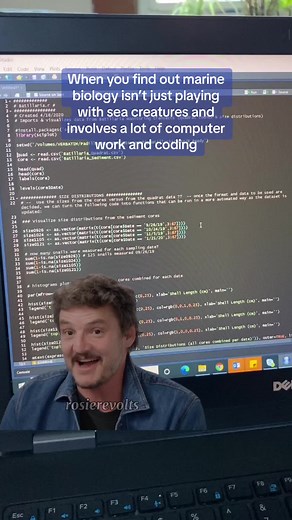 Still worth it in my opinion 🤓 #marinebiology #marinebiologist #rstudio #python #coding #foryou