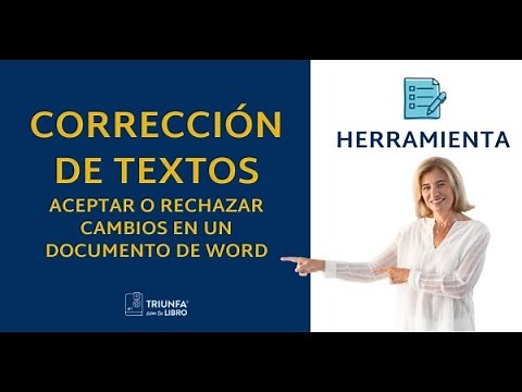 Corrección de textos. Aceptar o rechazar cambios en un documento de Word