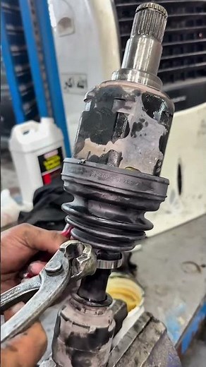 Cv Axle Bearing greasing #auto #mechanic