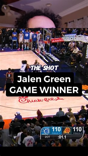When Jalen Green hit the Game Winner in Double Overtime 😭 Magic vs Suns