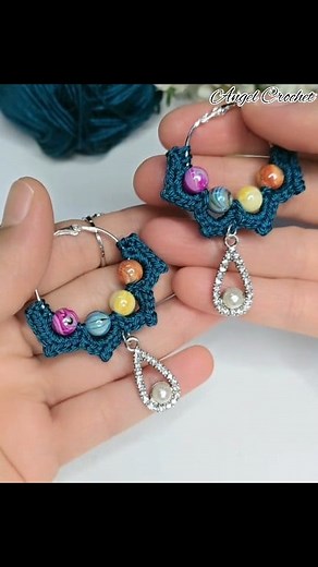 58K views · 942 reactions | Amazing crochet earrings tutorial you can make your project in home   #Angel_crochet_the_best #crochet #explore #accessories #earrings | Angel crochet | Facebook