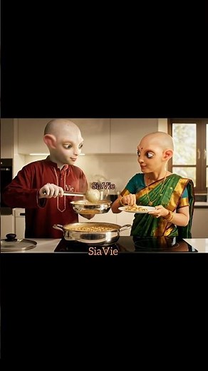 Aliens Try Dal Khichdi First Time! 👽😂 #shorts #alien #food