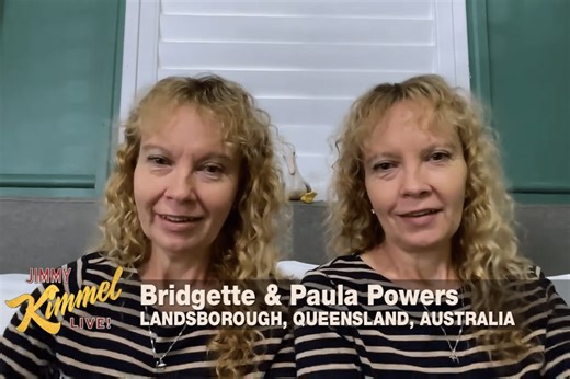 Jimmy Kimmel Interviews Viral ‘Unison Twins’ Who Speak in Tandem - LateNighter