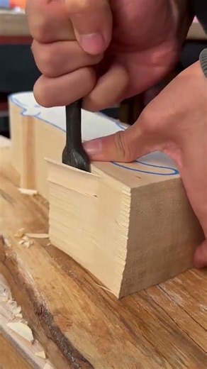Satisfying wood working #wood #shorts