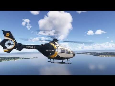 Flying the EC 135 Helicopter around Solomon Islands. #calvertcounty