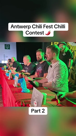 Antwerp Chili Fest Chilli Contest 🌶️ Part 2 #challenge #chilli #contest #eating #chillieating