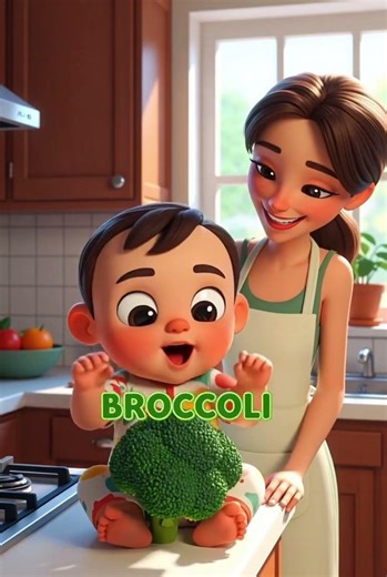 Mom Teaches Vegetable Names 🍅 | Cute Kids Learning Video | Nursery Rhymes #shorts #rhymes #short