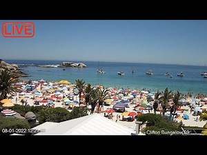 Live Webcam Clifton 4th beach, Cape Town