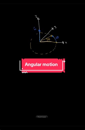 Understand angular motion🤝 #physics #learnphysics #physicshelp #education #fyp