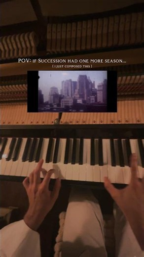 I just composed this, title ideas? #composer #darkacademia #classicalmusic #piano