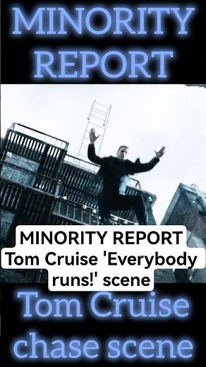 Minority Report | Everybody runs! (Tom Cruise chase) #bestmovies #movieclips #moviescenes #shortfeed