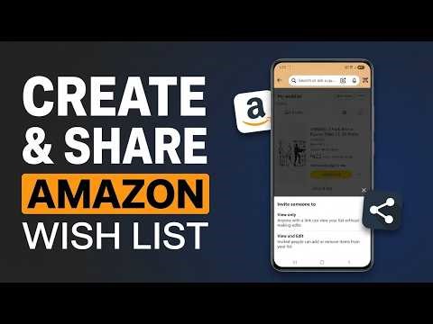🛒 How To Create an Amazon Wish list and Share it | 🔗 Make & Share Wishlist Easily