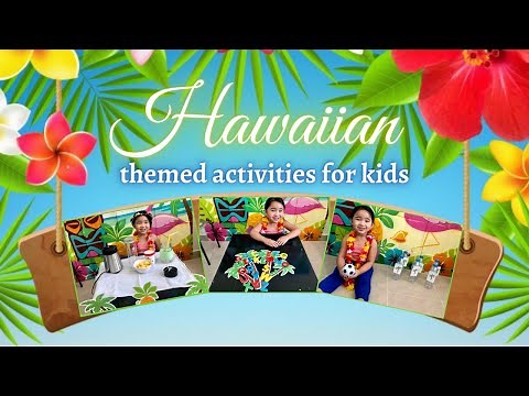 Hawaiian Themed Activities for Preschoolers | Hawaiian Themed Activities for Kids
