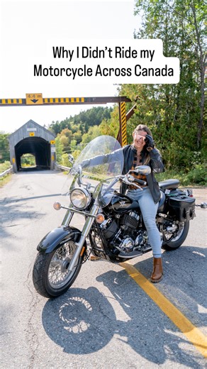 2.1K views · 57 reactions | I didn’t ride my motorcycle across Canada...