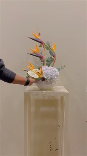 1.6K views · 1.8K reactions | Exotic Bird of Paradise, Anthuriums, Craspedia & Haydra IVY Bahrain 六‍ - @florist_kazi__sagar #ivybahrain #floriskazisagar #exotic #bahrain #bd #europe #birdofparadise #anthurim #florist #flower #flowers #event #elegant #bd #bahrain #europe #floraldesign #FloralArt #masterflorist #flowerstagram #floraldesigner #floralarrangement | Florist Kazi Sagar | Facebook