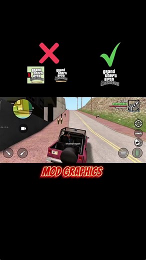 مود جيرافك جي تي اي سان اندرياس للاندرويد